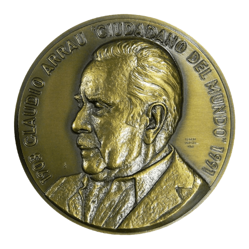 Medalla Bronce Claudio Arrau