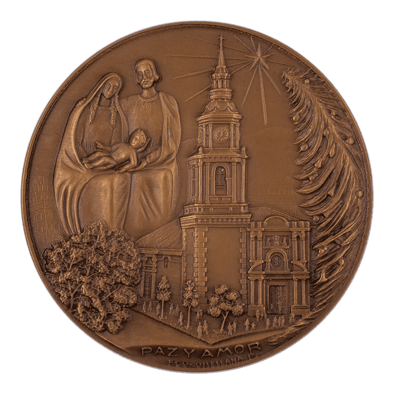 Medalla Bronce Paz y Amor
